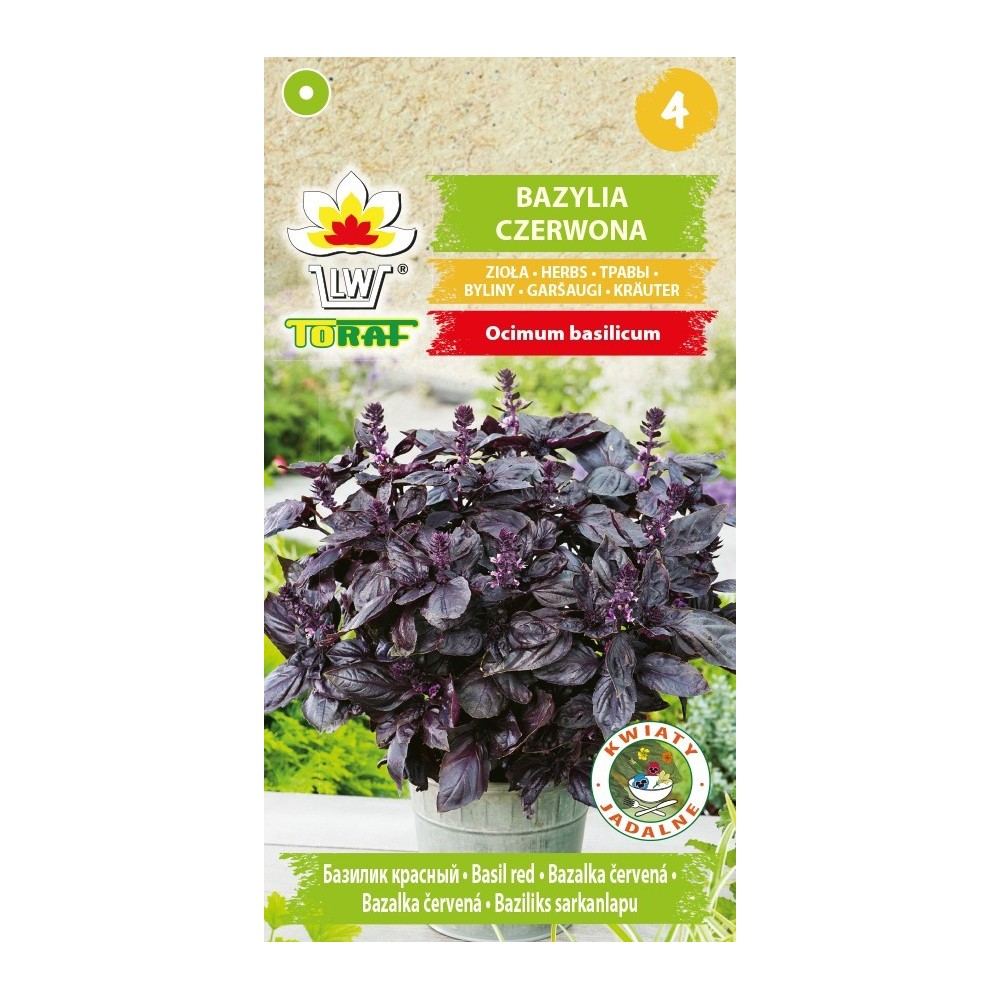 Bazilikai raudoni 1g