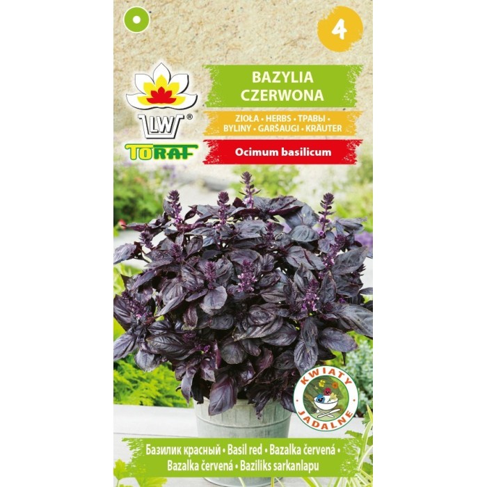 Bazilikai raudoni 1g