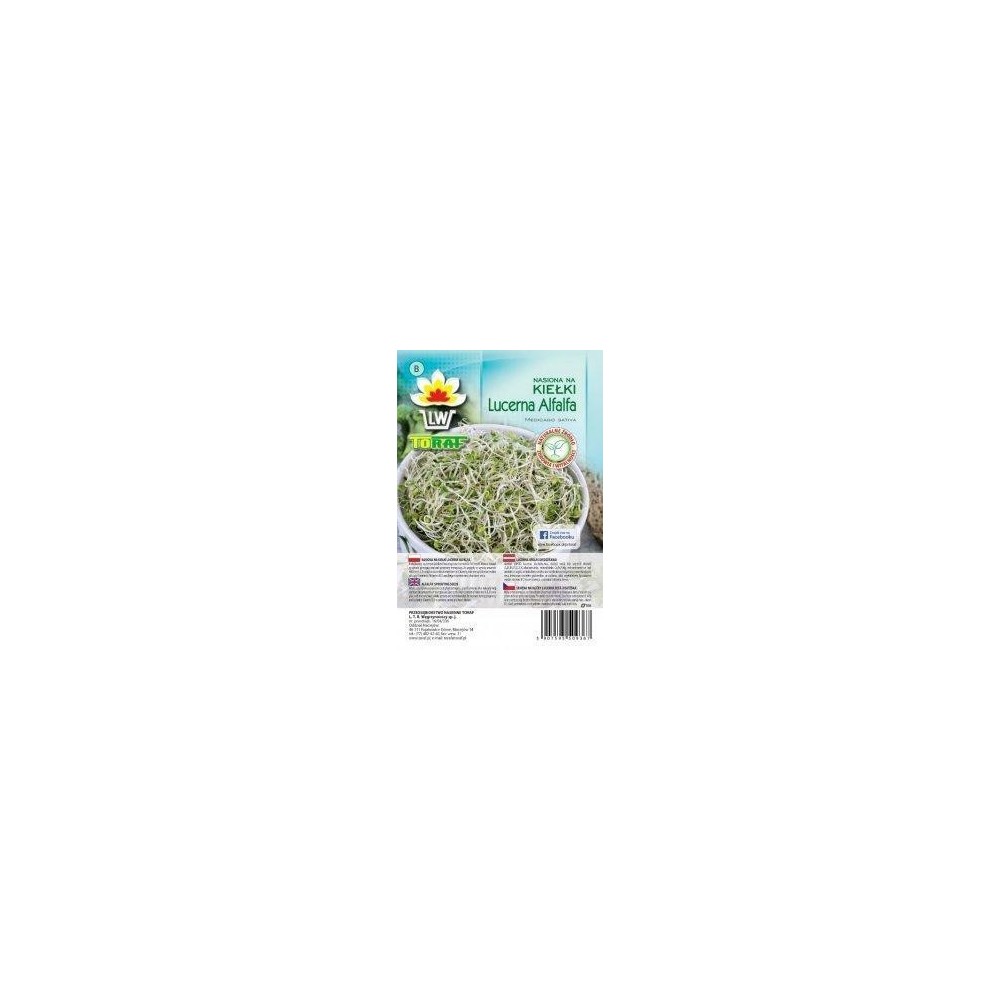 Mikrožalumynų sėklos Lucernos Alfalfa 100g