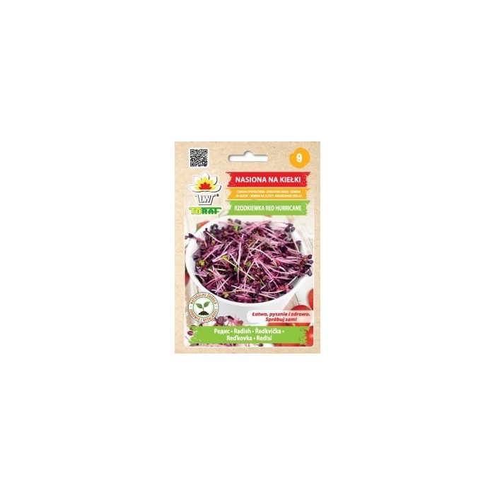 Mikrožalumynai - ridikėliai Red Hurricane 10g