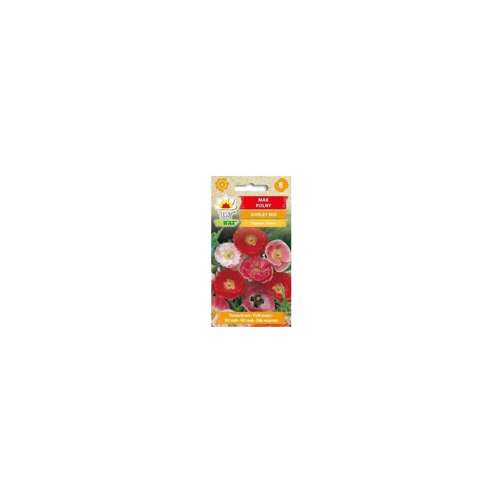Daržinės aguonos Shirley mix