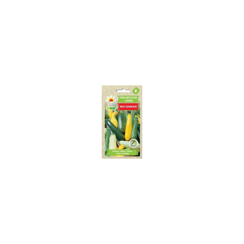 Cukinijų sėklų mišinys 5gr
