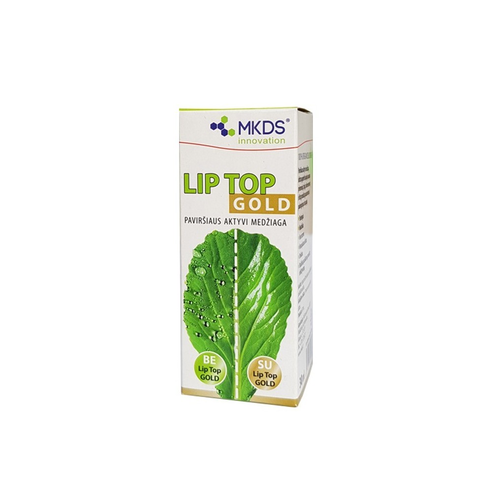 Lip top gold, 30 ml, augalų apsaugos produktų lipnumui padidinti
