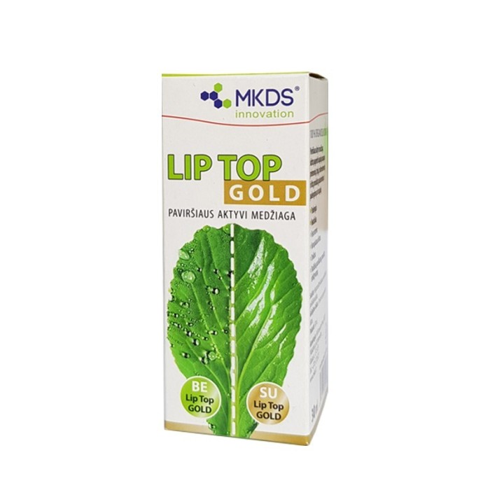 Lip top gold, 30 ml, augalų apsaugos produktų lipnumui padidinti