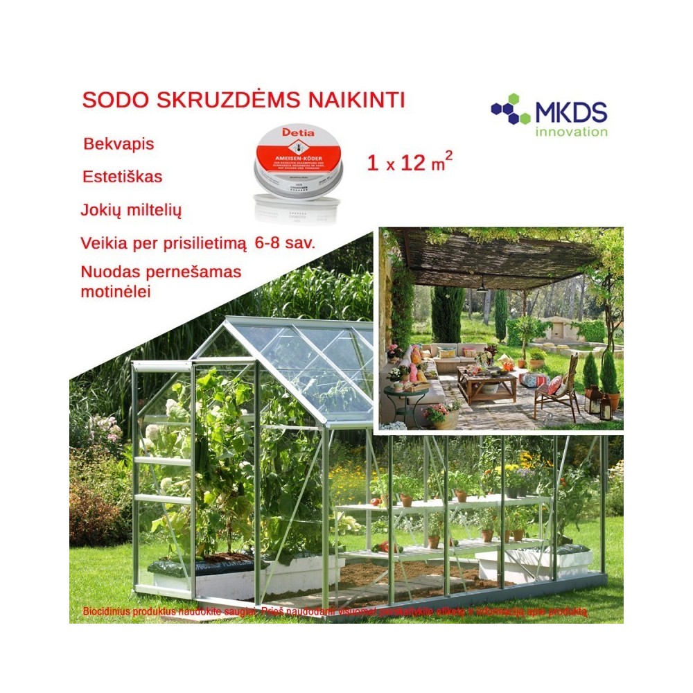 DETIA masalo dėžutė sodo skruzdėms naikinti