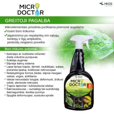 Microdoctor B, purškiama priemonė su boru, 1 L
