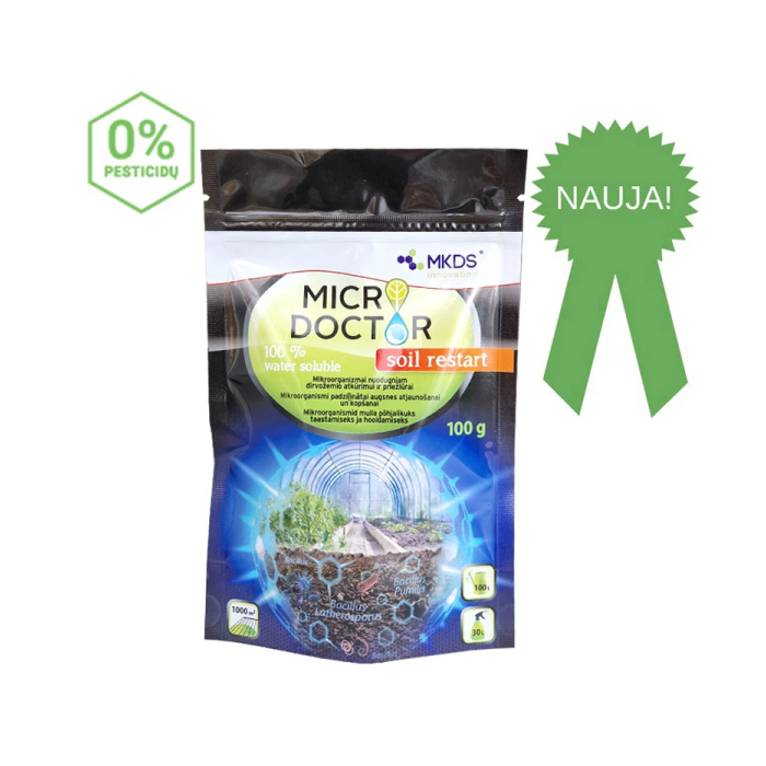 Micro doctor Soil Restart mikroorganizmai DIRVOŽEMIO ATKŪRIMUI IR PRIEŽIŪRAI, 100 g