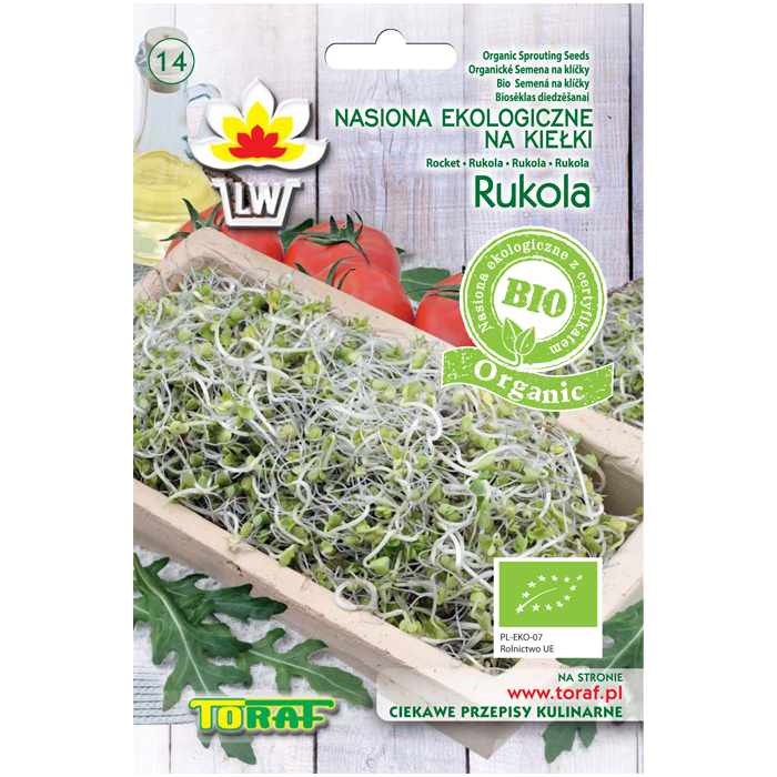 Mikrožalumynų sėklos Gražgarstės Rucola 10g (BIO)