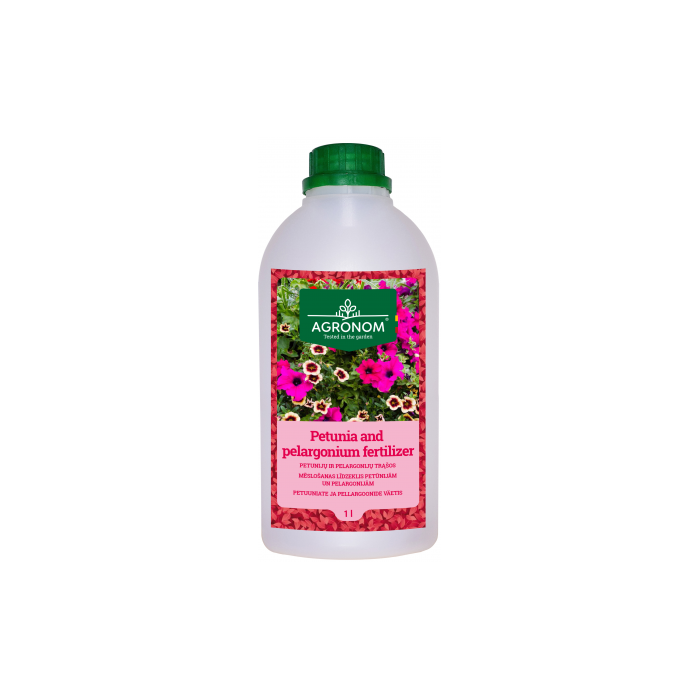 Skystos trąšos petunijoms ir pelargonijoms 1L