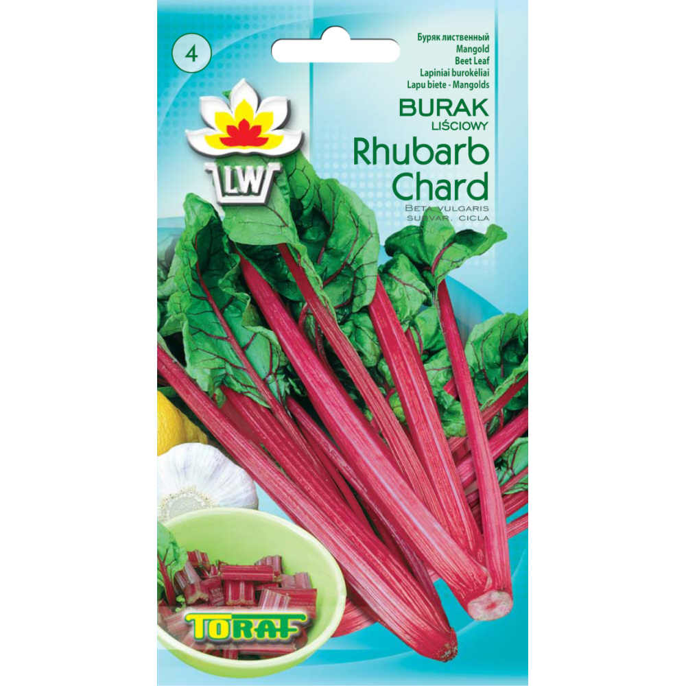Lapiniai burokėliai Rhubarb Chard 5gr